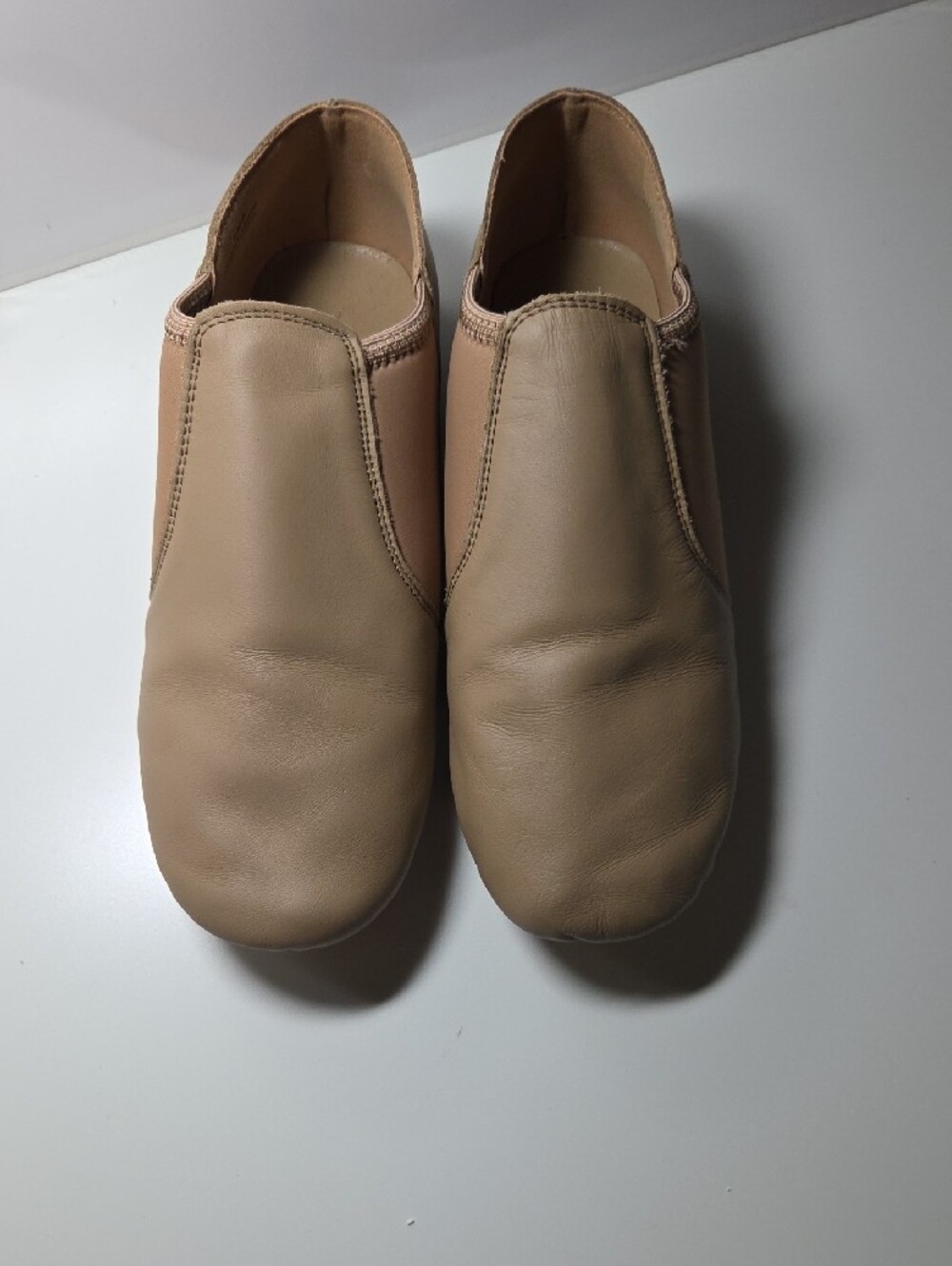 Beige Nude Jazz Dance Shoes - Picture 6 of 9